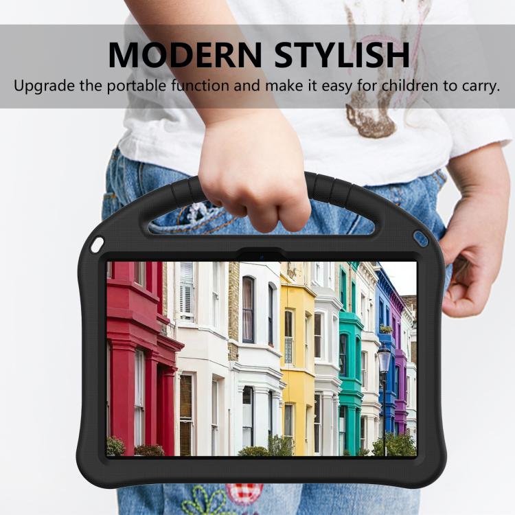For Lenovo Tab TB-311 / WiFi 10.1 2025 EVA Shockproof Tablet Case with Holder(Black) - Lenovo by PMC TechLife | Online Shopping South Africa | PMC TechLife | Buy Now Pay Later Mobicred