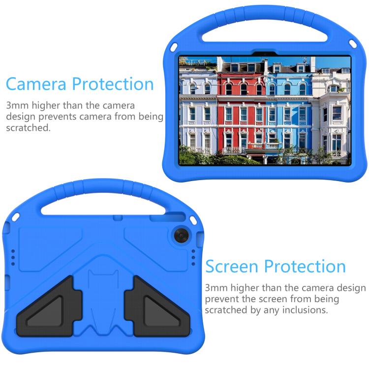 For Lenovo Tab TB-311 / WIFI 10.1 2025 EVA Shockproof Tablet Case with Holder(Blue) - Lenovo by PMC TechLife | Online Shopping South Africa | PMC TechLife | Buy Now Pay Later Mobicred
