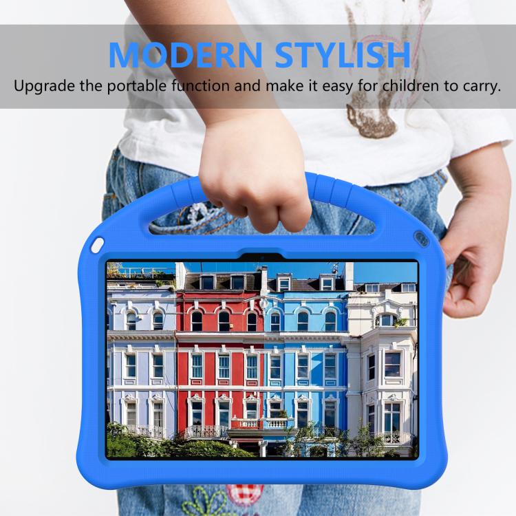 For Lenovo Tab TB-311 / WIFI 10.1 2025 EVA Shockproof Tablet Case with Holder(Blue) - Lenovo by PMC TechLife | Online Shopping South Africa | PMC TechLife | Buy Now Pay Later Mobicred