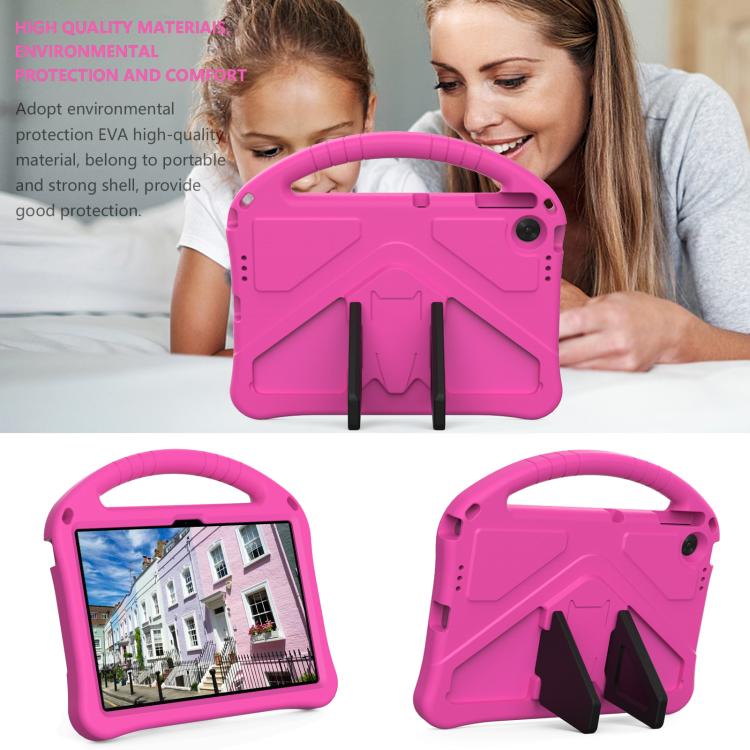 For Lenovo Tab TB-311 / WIFI 10.1 2025 EVA Shockproof Tablet Case with Holder(Rose Red) - Lenovo by PMC TechLife | Online Shopping South Africa | PMC TechLife | Buy Now Pay Later Mobicred