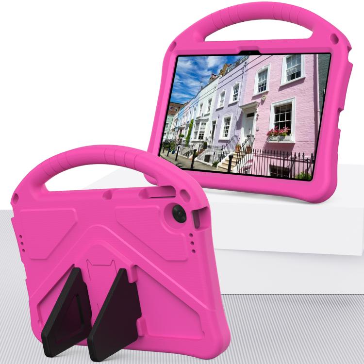 For Lenovo Tab TB-311 / WIFI 10.1 2025 EVA Shockproof Tablet Case with Holder(Rose Red) - Lenovo by PMC TechLife | Online Shopping South Africa | PMC TechLife | Buy Now Pay Later Mobicred