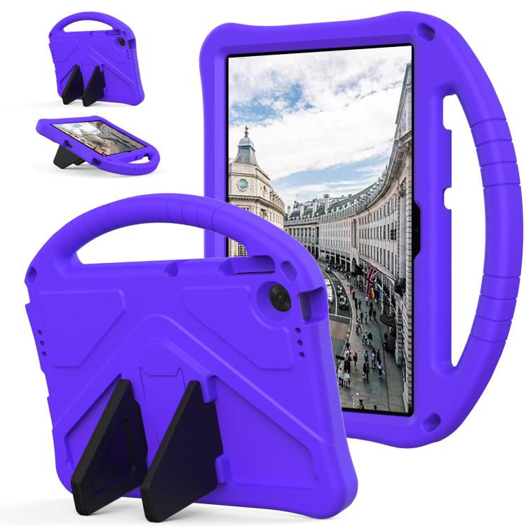 For Lenovo Tab TB-311 / WIFI 10.1 2025 EVA Shockproof Tablet Case with Holder(Purple) - Lenovo by PMC TechLife | Online Shopping South Africa | PMC TechLife | Buy Now Pay Later Mobicred