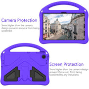 For Lenovo Tab TB-311 / WIFI 10.1 2025 EVA Shockproof Tablet Case with Holder(Purple)