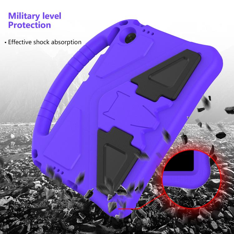 For Lenovo Tab TB-311 / WIFI 10.1 2025 EVA Shockproof Tablet Case with Holder(Purple) - Lenovo by PMC TechLife | Online Shopping South Africa | PMC TechLife | Buy Now Pay Later Mobicred