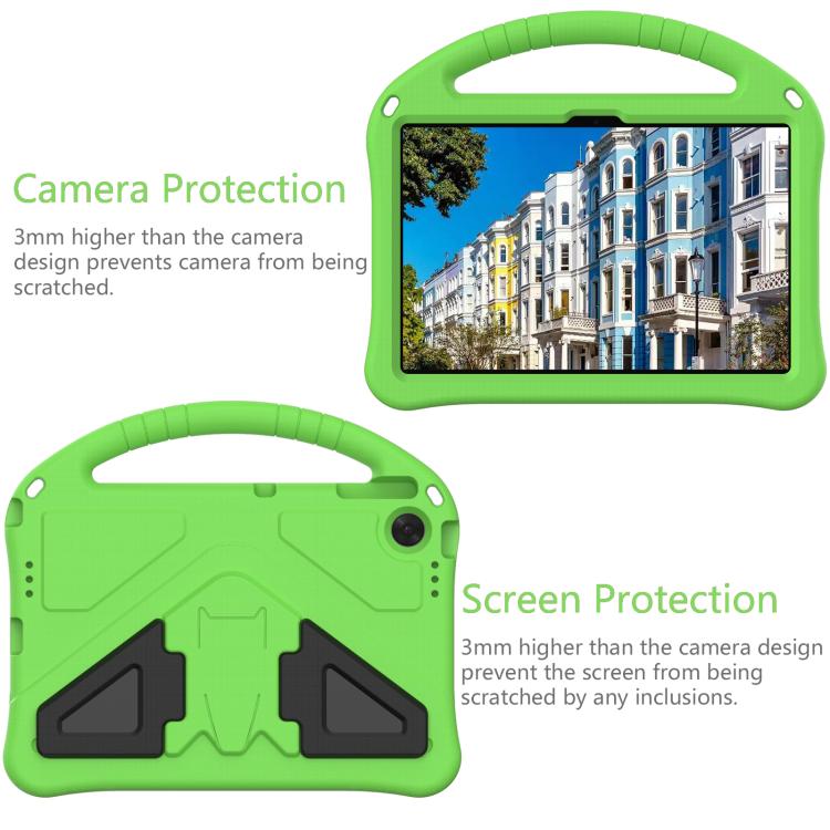 For Lenovo Tab TB-311 / WIFI 10.1 2025 EVA Shockproof Tablet Case with Holder(Green) - Lenovo by PMC TechLife | Online Shopping South Africa | PMC TechLife | Buy Now Pay Later Mobicred