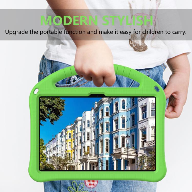 For Lenovo Tab TB-311 / WIFI 10.1 2025 EVA Shockproof Tablet Case with Holder(Green) - Lenovo by PMC TechLife | Online Shopping South Africa | PMC TechLife | Buy Now Pay Later Mobicred