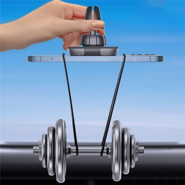 C18 With Air Vent Clip Car Adhesive Dashboard Mount Magnetic Phone Holder Bracket - Car Holders by PMC TechLife | Online Shopping South Africa | PMC TechLife | Buy Now Pay Later Mobicred