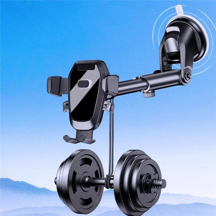 D-41+121+120 Multifunctional Telescopic Suction Cup Cell Phone Bracket - Car Holders by PMC TechLife | Online Shopping South Africa | PMC TechLife | Buy Now Pay Later Mobicred