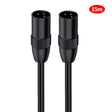 JUNSUNMAY XLR Male to Male Mic Cord 3 Pin Audio Cable Balanced Shielded Cable, Length:15m - free shipping - PMC TechLife - Order now!