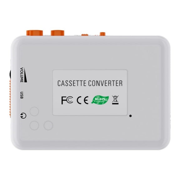 EZCAP 218SP Clear Stereo Walkman Cassette Player Portable Cassette Tape to MP3 Converter