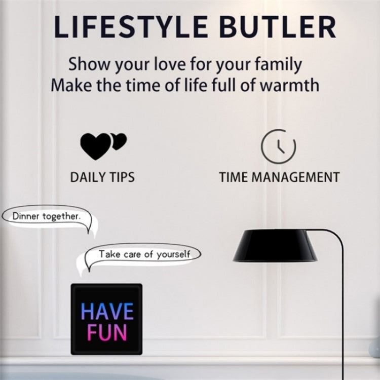 ID32 Advertising Desktop Dynamic Alarm Clock Pixel Screen Display IDM Art Cyberpunk Style Cartoon Screen - free shipping - PMC TechLife - Order now!