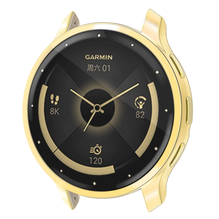 For Garmin Venu 3 TPU All-Inclusive Watch Protective Case(Gold) - Watch Cases by PMC TechLife | Online Shopping South Africa | PMC TechLife