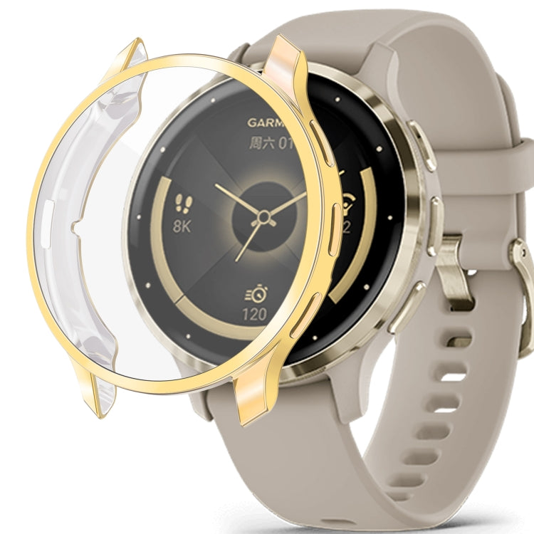 For Garmin Venu 3 TPU All-Inclusive Watch Protective Case(Gold) - Watch Cases by PMC TechLife | Online Shopping South Africa | PMC TechLife