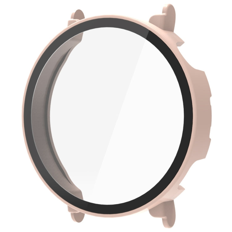 For Huawei Watch GT 4 46mm PC + Tempered Film Integrated Watch Protective Case(Pink) - Watch Cases by PMC TechLife | Online Shopping South Africa | PMC TechLife | Buy Now Pay Later Mobicred