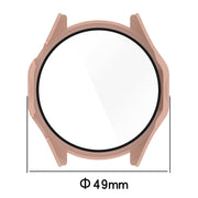 For Huawei Watch GT 4 46mm PC + Tempered Film Integrated Watch Protective Case(Green)