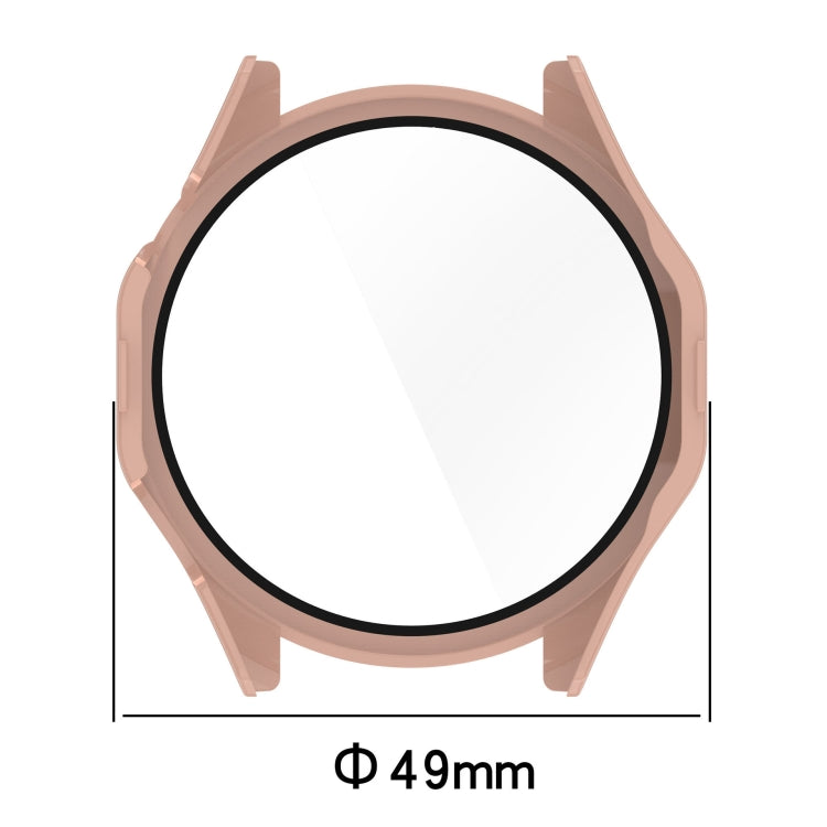 For Huawei Watch GT 4 46mm PC + Tempered Film Integrated Watch Protective Case(Green)