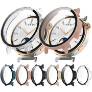 For Huawei Watch GT 4 41mm PC + Tempered Film Integrated Watch Protective Case(Ivory White)