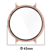 For Huawei Watch GT 4 41mm PC + Tempered Film Integrated Watch Protective Case(Ivory White)
