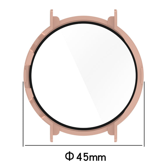 For Huawei Watch GT 4 41mm PC + Tempered Film Integrated Watch Protective Case(Ivory White)