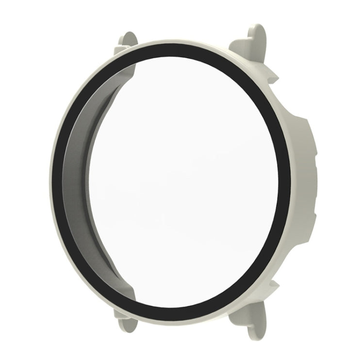 For Huawei Watch GT 4 41mm ENKAY Hat-Prince Full Coverage PC + Tempered Film Integrated Watch Protective Case(Ivory White) - Watch Cases by ENKAY | Online Shopping South Africa | PMC TechLife | Buy Now Pay Later Mobicred