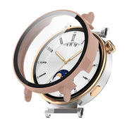 For Huawei Watch GT 4 46mm ENKAY Hat-Prince Full Coverage PC + Tempered Film Integrated Watch Protective Case(Pink)