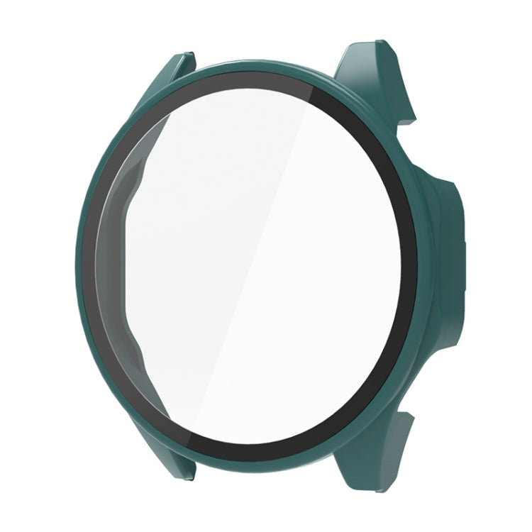 For Huawei Watch GT 4 46mm ENKAY Hat-Prince Full Coverage PC + Tempered Film Integrated Watch Protective Case(Dark Green)