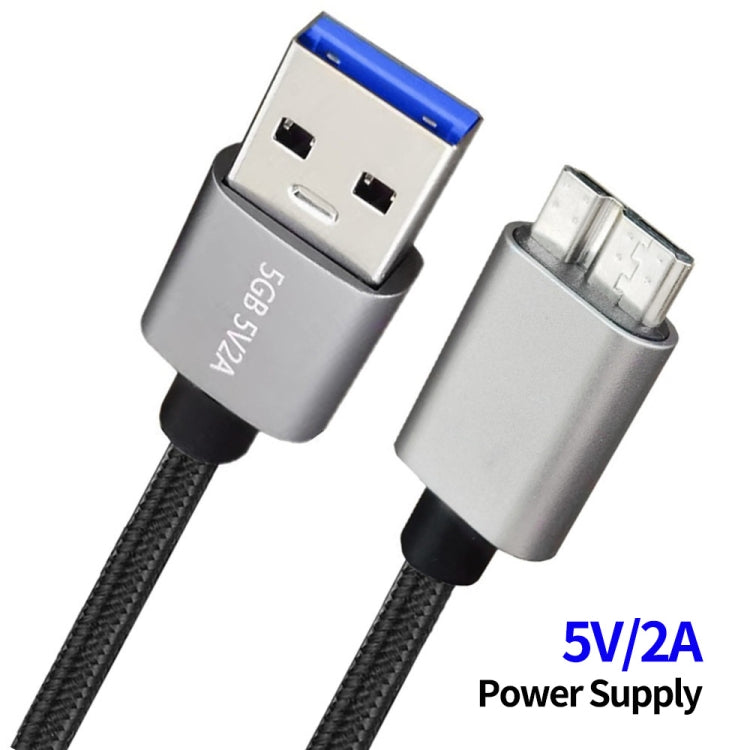 JUNSUNMAY USB 3.0 Male to Micro-B Cord Cable Compatible with Samsung Camera Hard Drive, Length:2m - USB Cable by JUNSUNMAY | Online Shopping South Africa | PMC TechLife | Buy Now Pay Later Mobicred