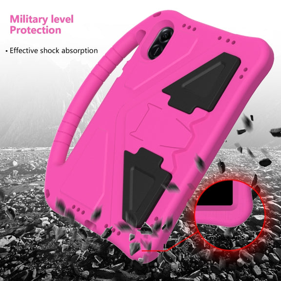 For Honor Pad X8 Pro EVA Shockproof Tablet Case with Holder(Rose Red)