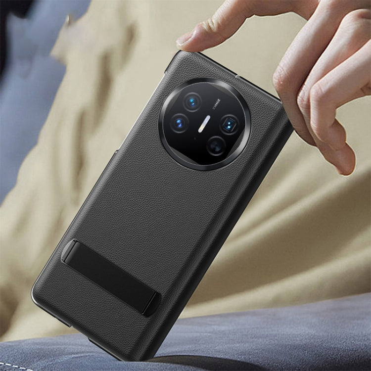 For Huawei Mate X5 All-inclusive Shockproof Phone Case with Holder(Pink) - Huawei Cases by PMC TechLife | Online Shopping South Africa | PMC TechLife | Buy Now Pay Later Mobicred