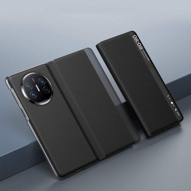 For Huawei Mate X5 Side Window All-inclusive Shockproof Phone Case(White) - Huawei Cases by PMC TechLife | Online Shopping South Africa | PMC TechLife | Buy Now Pay Later Mobicred