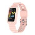 For Fitbit Charge 6 / 5 / 4 / 3 Armor Integrated TPU Watch Band(Light Pink) - Watch Bands by PMC TechLife | Online Shopping South Africa | PMC TechLife | Buy Now Pay Later Mobicred