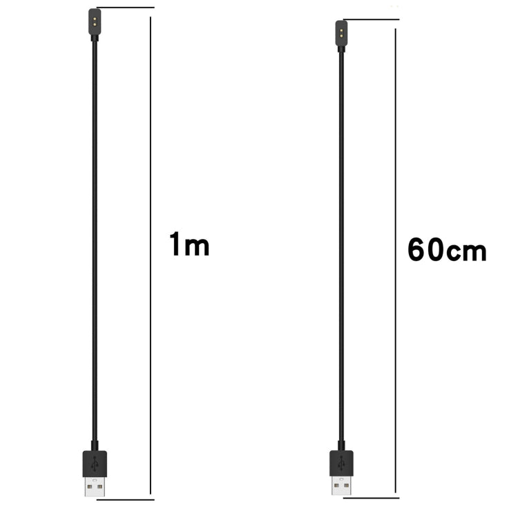 For Xiaomi Smart Band 8 Active Smart Watch Charging Cable, Length:60cm(Black) - Charger by PMC TechLife | Online Shopping South Africa | PMC TechLife | Buy Now Pay Later Mobicred