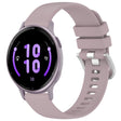 For Garmin Vivoactive 5 Liquid Glossy Silver Buckle Silicone Watch Band(Purple) - free shipping - PMC TechLife - Order now!