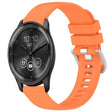 For Garmin VivoMove Trend Liquid Glossy Silver Buckle Silicone Watch Band(Orange) - free shipping - PMC TechLife - Order now!