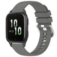 For Garmin Venu SQ2 Liquid Glossy Silver Buckle Silicone Watch Band(Gray) - free shipping - PMC TechLife - Order now!