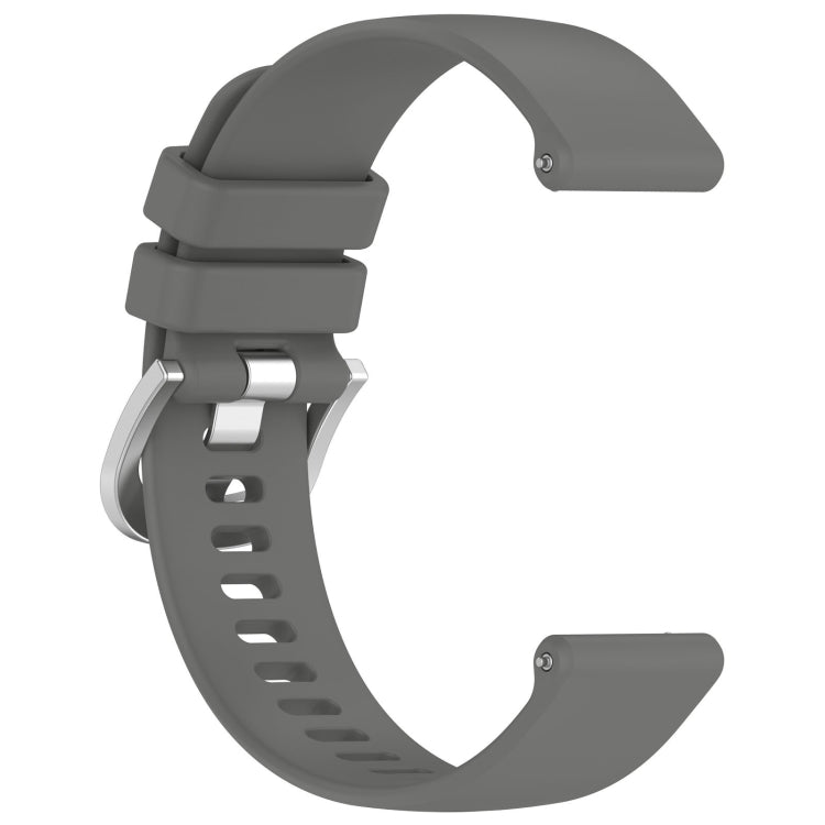 For Garmin Venu 2 Plus Liquid Glossy Silver Buckle Silicone Watch Band(Gray) - free shipping - PMC TechLife - Order now!