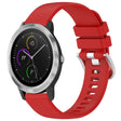 For Garmin Vivomove3 / Garminmove3 Liquid Glossy Silver Buckle Silicone Watch Band(Red) - free shipping - PMC TechLife - Order now!