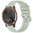 For Garmin Vivomove HR Sport Liquid Glossy Silver Buckle Silicone Watch Band(Green) - free shipping - PMC TechLife - Order now!