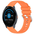 For Garmin Vivoactive3 / 3 Music Liquid Glossy Silver Buckle Silicone Watch Band(Orange) - free shipping - PMC TechLife - Order now!