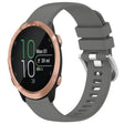 For Garmin Forerunner 645 / 645 Music Liquid Glossy Silver Buckle Silicone Watch Band(Gray) - free shipping - PMC TechLife - Order now!