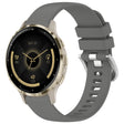 For Garmin Venu 3S Liquid Glossy Silver Buckle Silicone Watch Band(Gray) - free shipping - PMC TechLife - Order now!