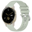 For Garmin Venu 2S Liquid Glossy Silver Buckle Silicone Watch Band(Green) - free shipping - PMC TechLife - Order now!
