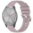 For Garmin Vivomove 3S Liquid Glossy Silver Buckle Silicone Watch Band(Purple) - free shipping - PMC TechLife - Order now!