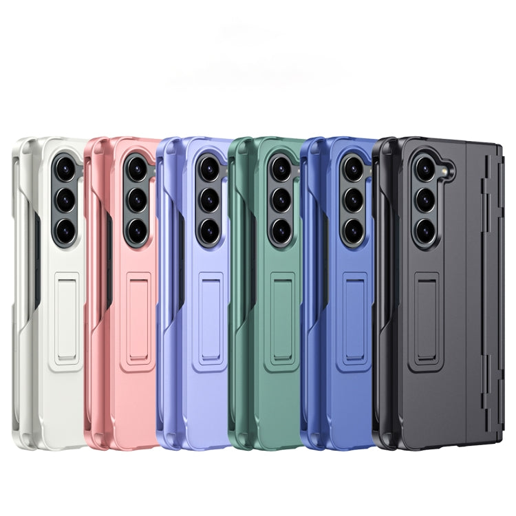 For Samsung Galaxy Z Fold4 Diamond Case-film Integral Hinge Shockproof Phone Case with Pen(Black) - Galaxy Z Fold4 5G Cases by PMC TechLife | Online Shopping South Africa | PMC TechLife