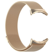 For Google Pixel Watch 2 Milan Magnetic Steel Mesh Watch Band(Champagne)
