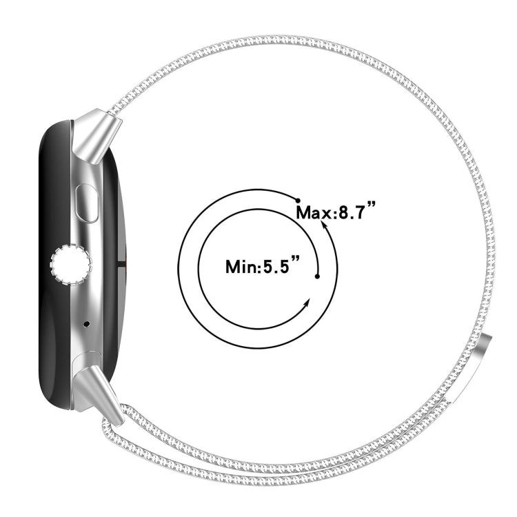 For Google Pixel Watch 2 Milan Magnetic Steel Mesh Watch Band(Colorful) - Watch Cases by PMC TechLife | Online Shopping South Africa | PMC TechLife | Buy Now Pay Later Mobicred