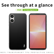 For Sony Xperia 5 V MOFI Ming Series Ultra-thin TPU Phone Case(Transparent)