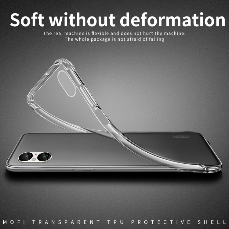 For Sony Xperia 5 V MOFI Ming Series Ultra-thin TPU Phone Case(Transparent) - Sony Cases by MOFI | Online Shopping South Africa | PMC TechLife | Buy Now Pay Later Mobicred