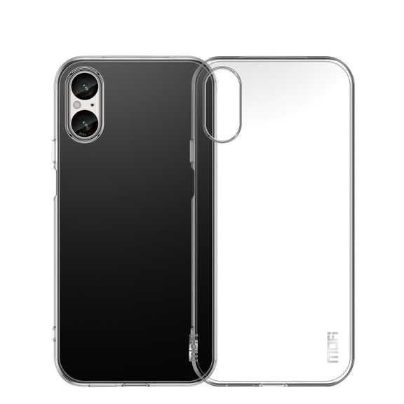 For Sony Xperia 5 V MOFI Ming Series Ultra-thin TPU Phone Case(Transparent)