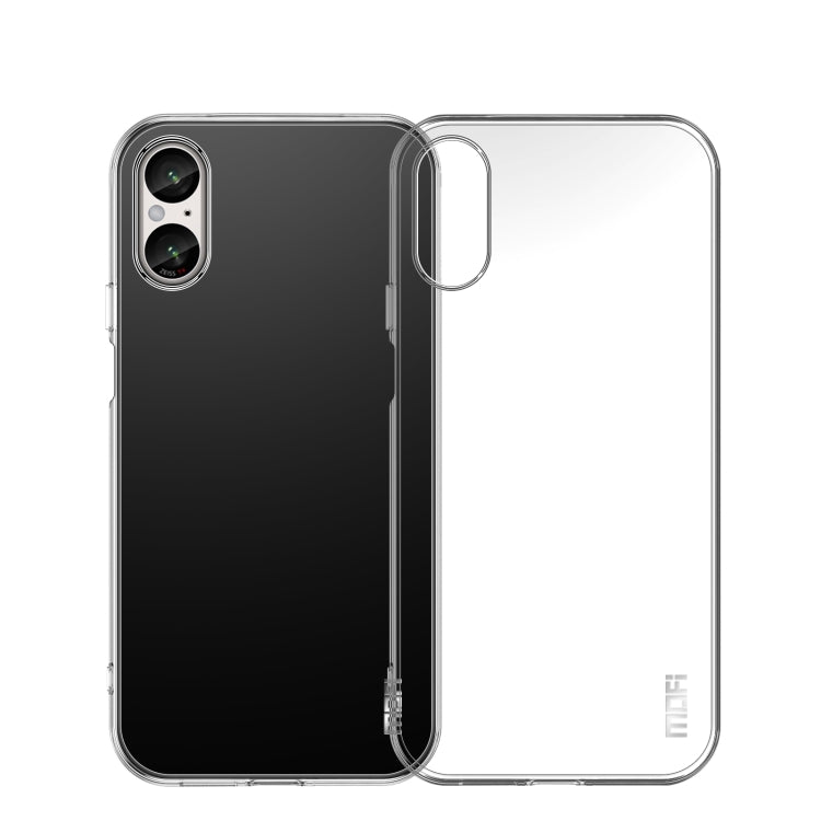 For Sony Xperia 10 VI MOFI Ming Series Ultra-thin TPU Phone Case(Transparent) - Sony Cases by MOFI | Online Shopping South Africa | PMC TechLife | Buy Now Pay Later Mobicred